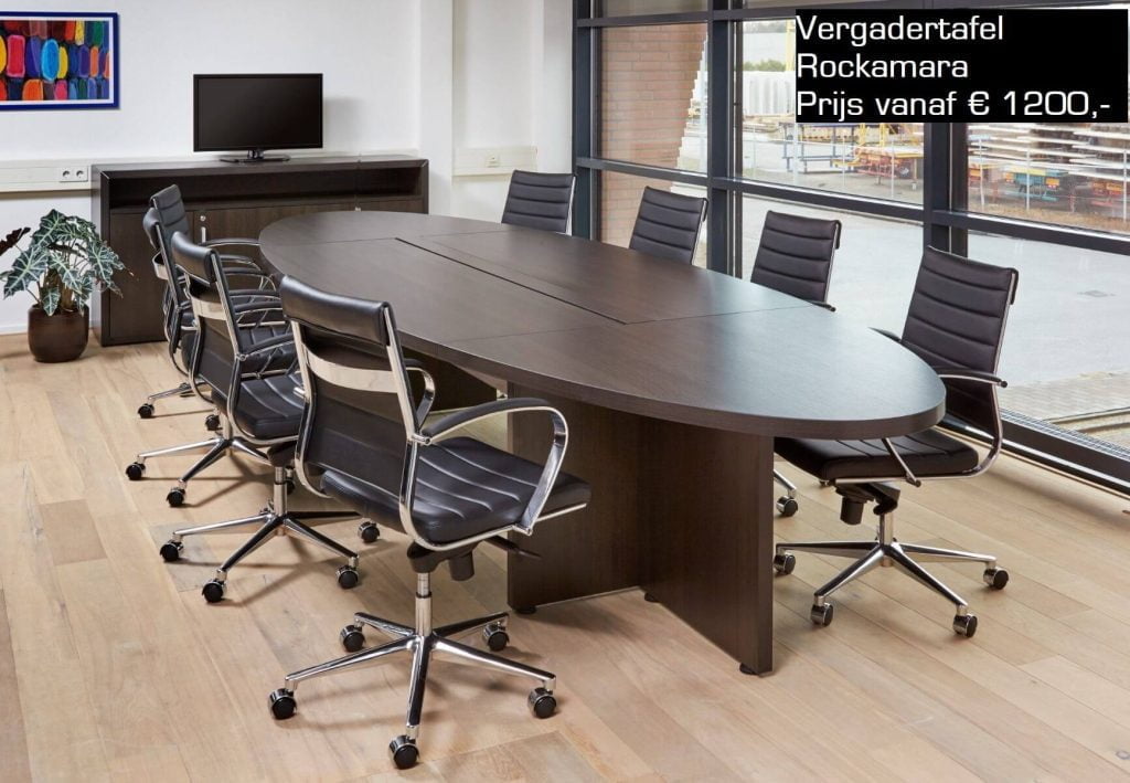 Vegadertafel modern ovaal Vergadertafels ovaal