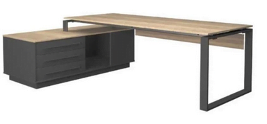 Directiebureau Cube Link 224x180cm Directiebureau